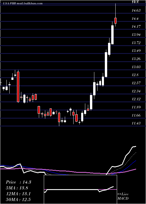  Daily chart PetroleoBrasileiro