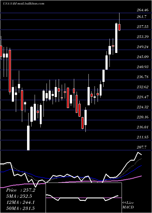  Daily chart BostonBeer