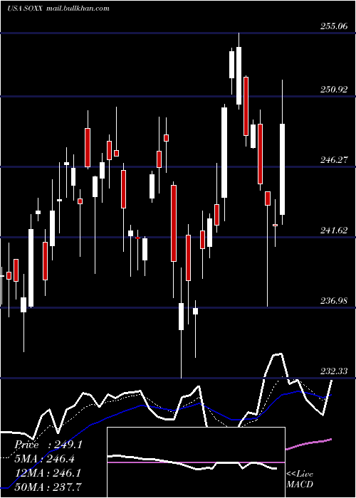  Daily chart IsharesPhlx