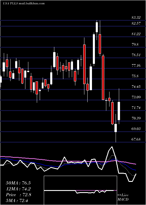  Daily chart TecnoglassInc