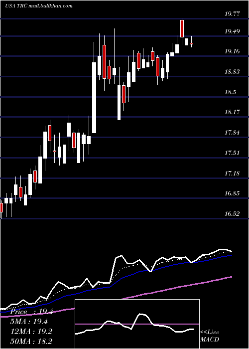  Daily chart TejonRanch