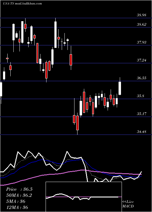  Daily chart TenarisS