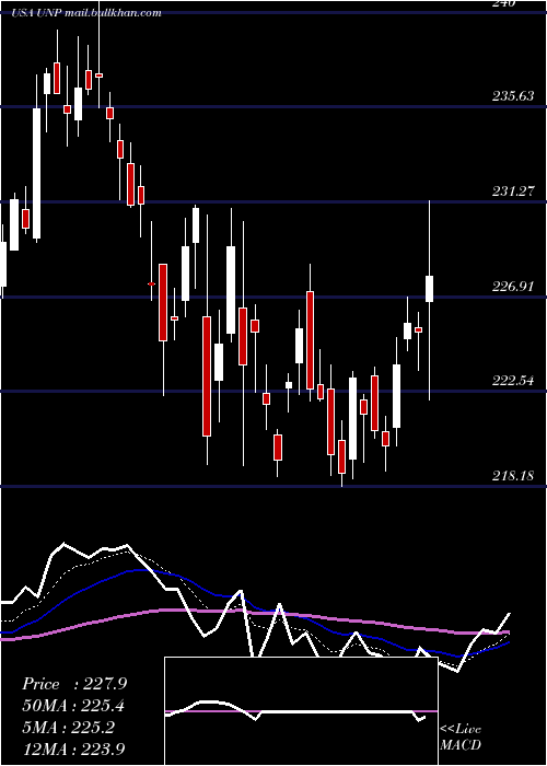  Daily chart UnionPacific