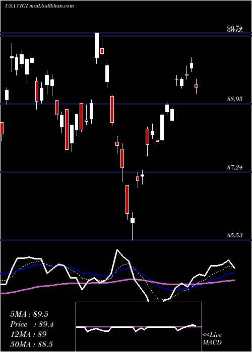  Daily chart VanguardInternational