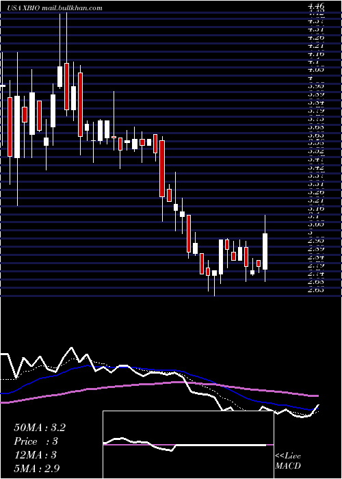  Daily chart XeneticBiosciences